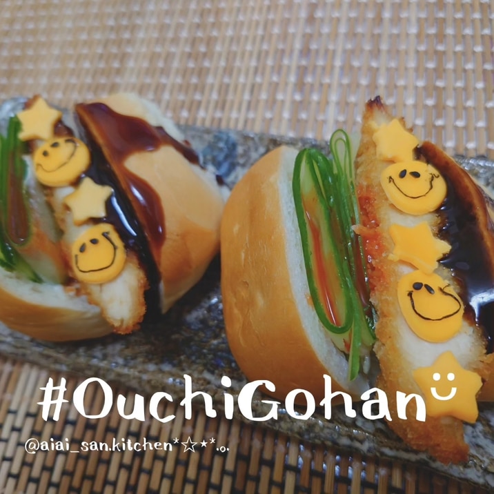 きゅうりのチキンカツサンド